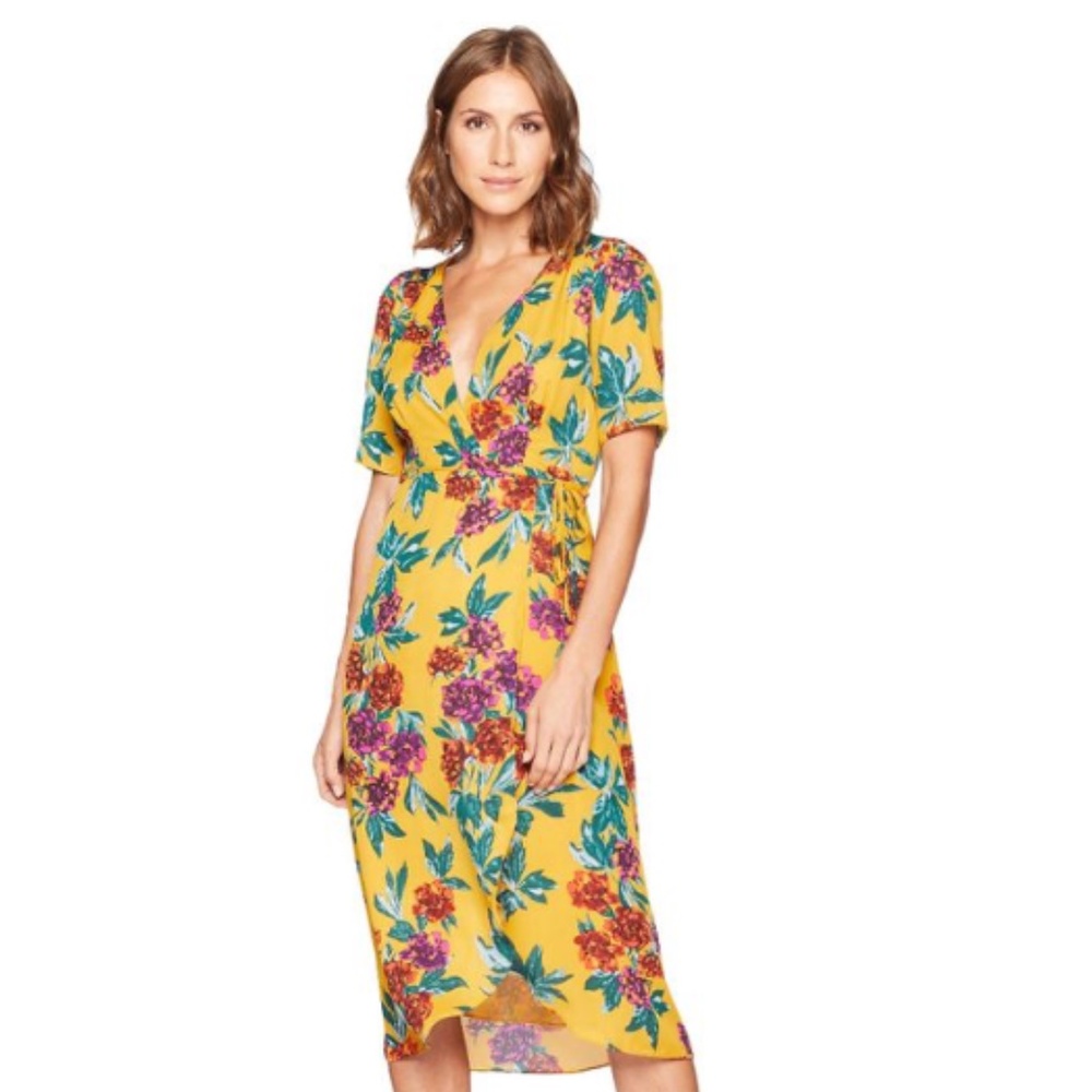 Floral Wrap Dress